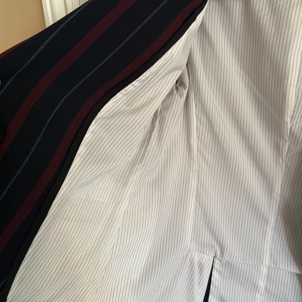 Veronica Beard Carter Striped Dickey Blazer Jacket Sz - Picture 13 of 13
